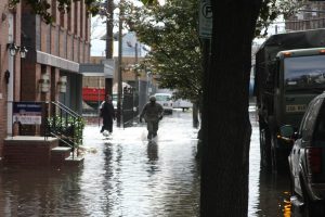 Flooding in New York City during Hurricane Sandy 
